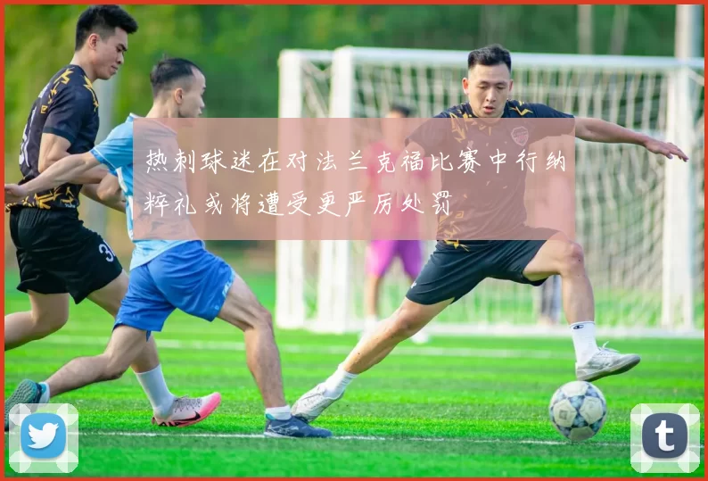 热刺球迷在对法兰克福比赛中行纳粹礼或将遭受更严厉处罚